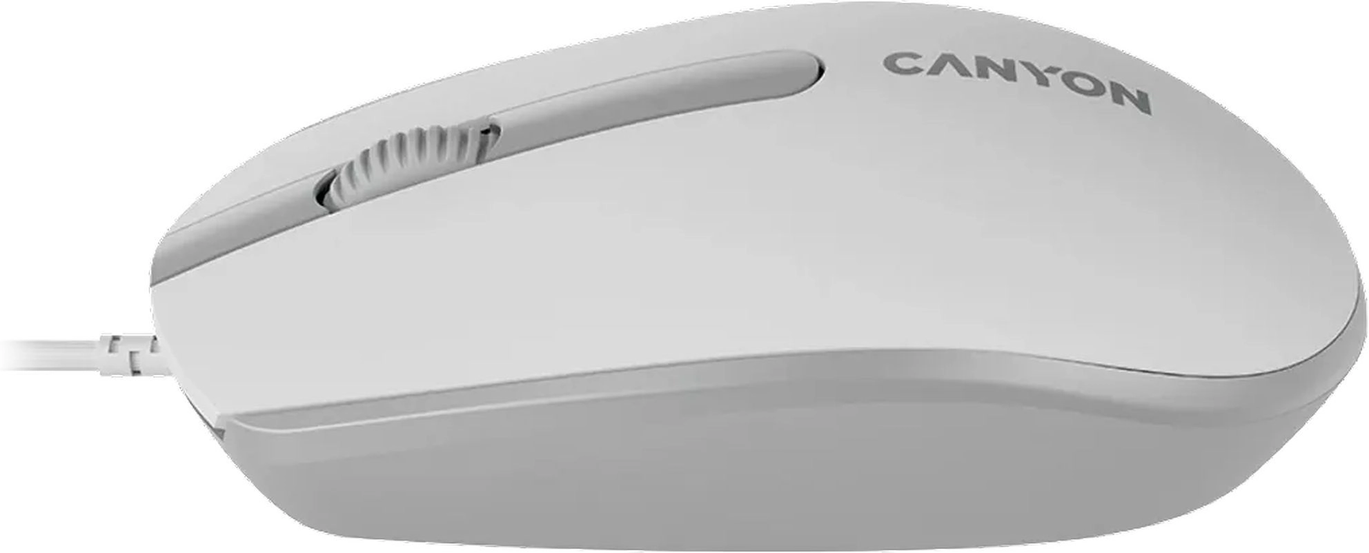 Мышь Canyon M-10 USB White Grey онлайн