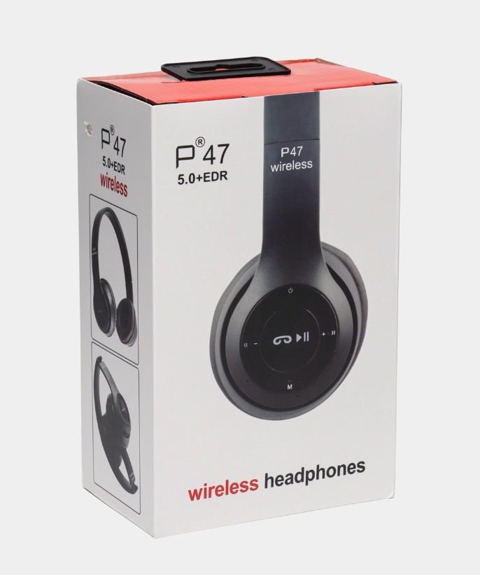 Bluetooth P47 Wireless, Black simsiz quloqchini O'zbekistonda