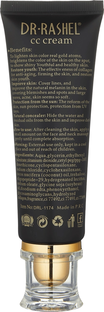 Тональный крем Foundation 24K Gold kollagen CC Cream SPF60 в Узбекистане