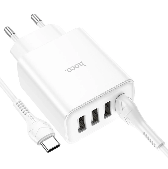 Зарядное устройство Hoco C102A USB to Type-C купить