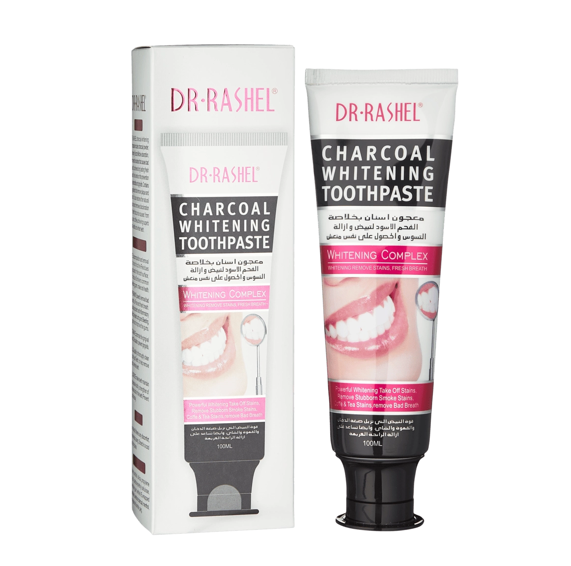 Зубная паста DR.RASHEL BLACK CHARCOAL 100GR в Узбекистане