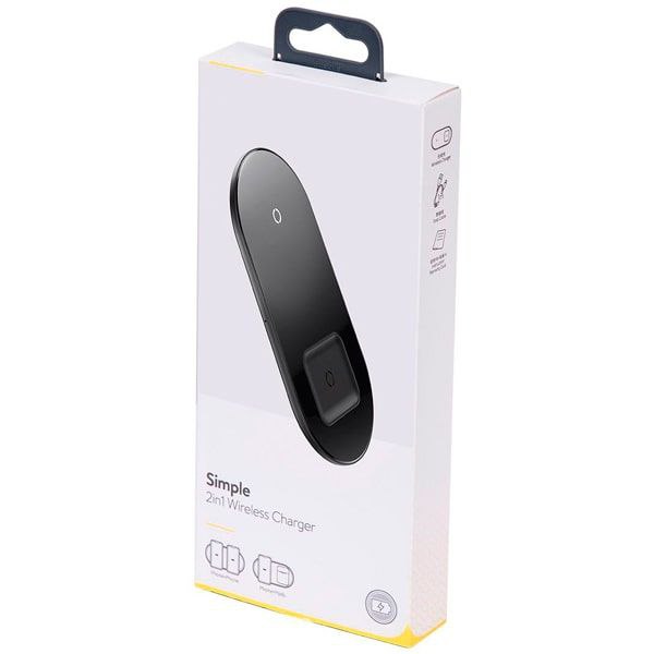 Baseus Simple 2in1  simsiz quvvatlagichi arzon