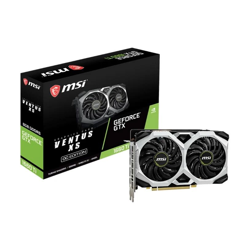 MSI GeForce GTX 1660 Ti VENTUS XS 6G OC videokartasi sotib olish