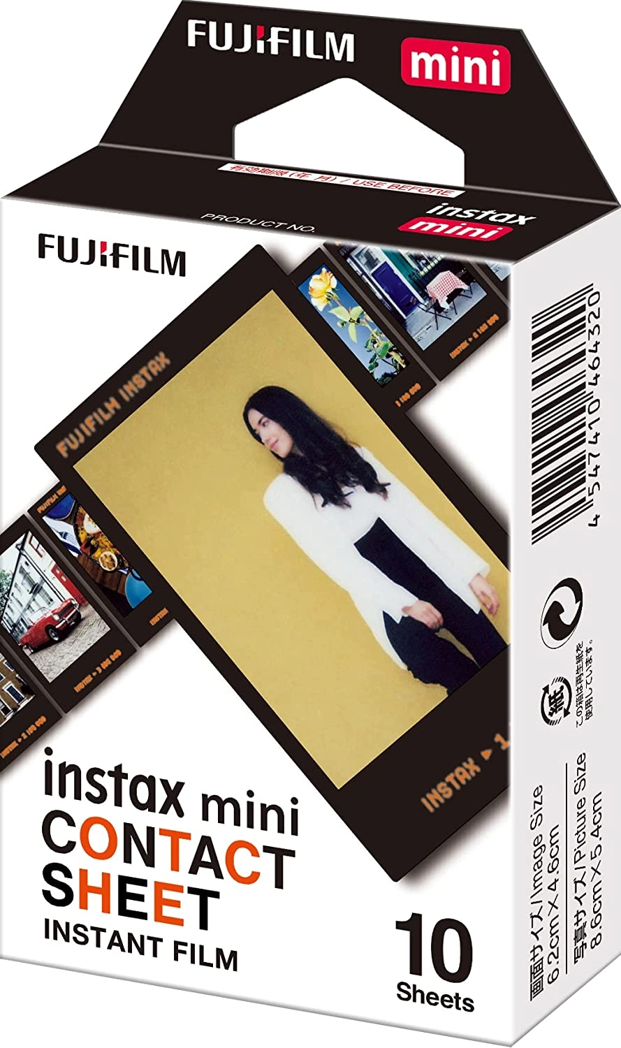 INSTAX MINI Contact Sheet (10 dona) kartriji (plyonkasi) arzon