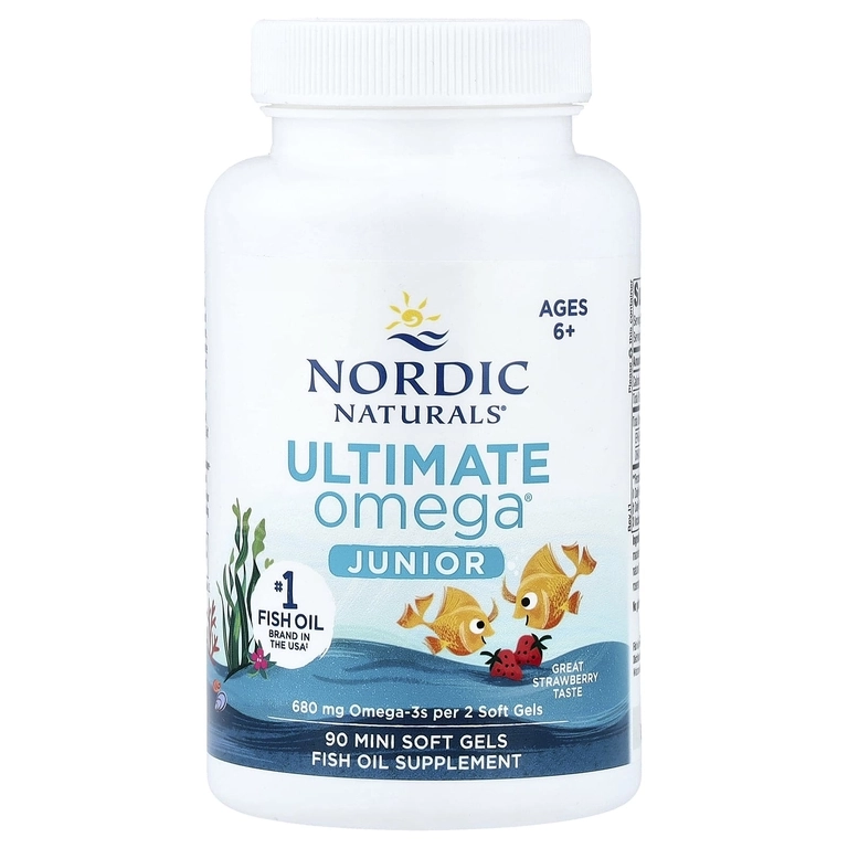 Nordic Naturals Ultimate Omega® Junior Bolalar uchun Omega-3, qulupnay ta’mi, 90 mini-kapsula (01798) sotib olish