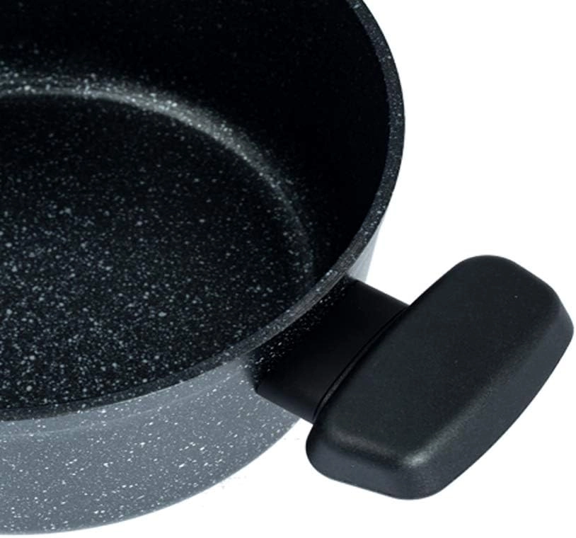 Korkmaz Ornella 24 sm 2.5 l (A1843) past qozoni , Black onlayn