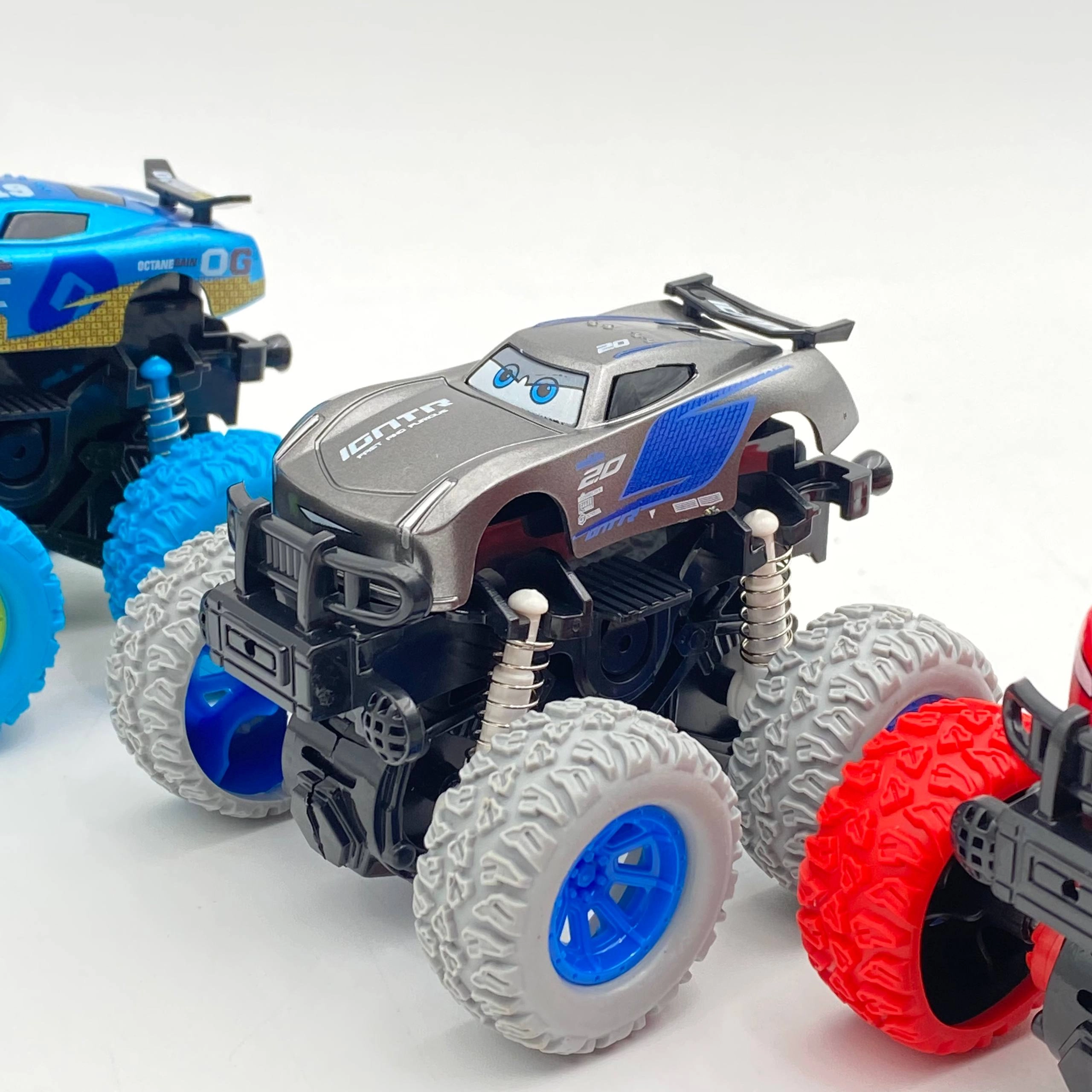 Cars Series Inertia Stunt Off-Road Vehicle CB6898E o'yinchoq mashina modeli, Grey arzon