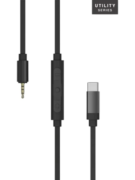 Koss Utility Cord USB-C kabeli , Black O'zbekistonda