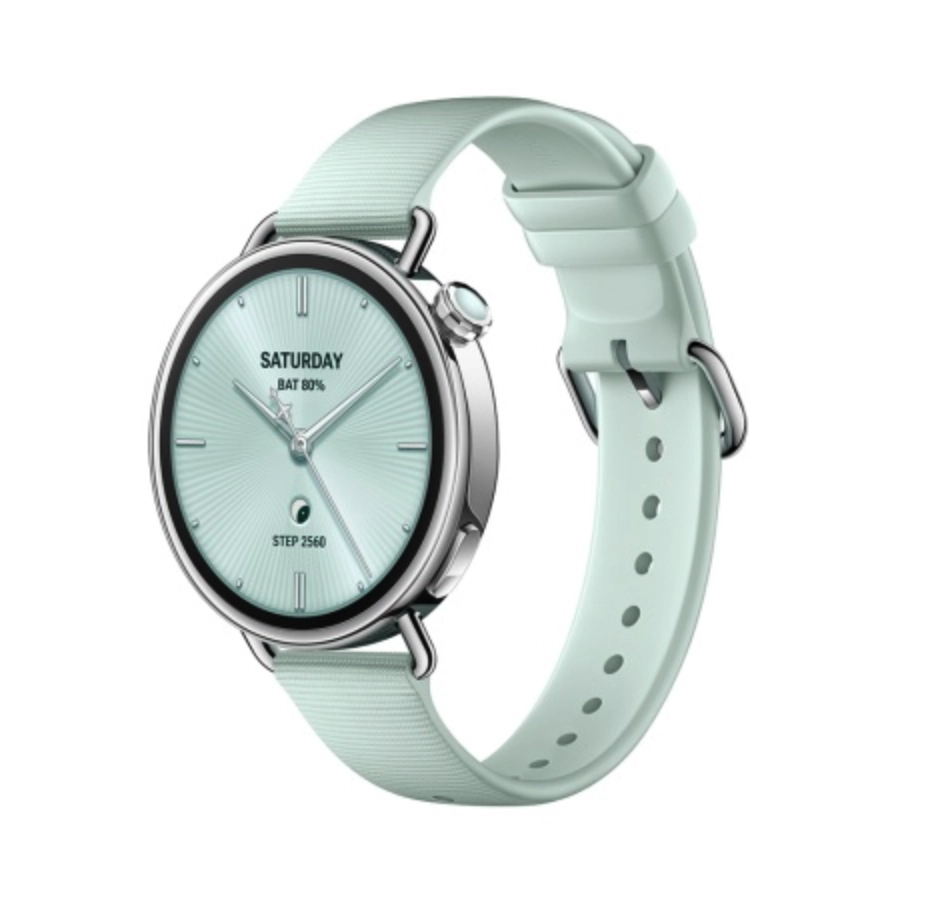 Xiaomi Watch S4 41mm smart-soati, Fluororubber Strap(Mint Green) sotib olish