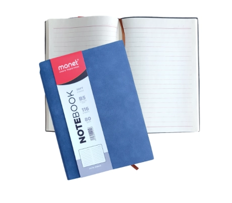 3 xil rangdagi qog‘oz tasmali bloknot, B5 format, chizg‘ich, 116 bet 80gsm 2NB015 (1/64) sotib olish