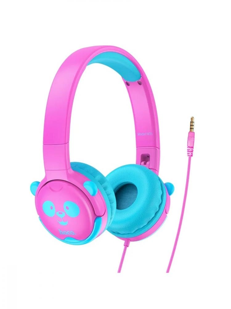 HOCO W31 (pushti) bolalar uchun simli quloqchini sotib olish