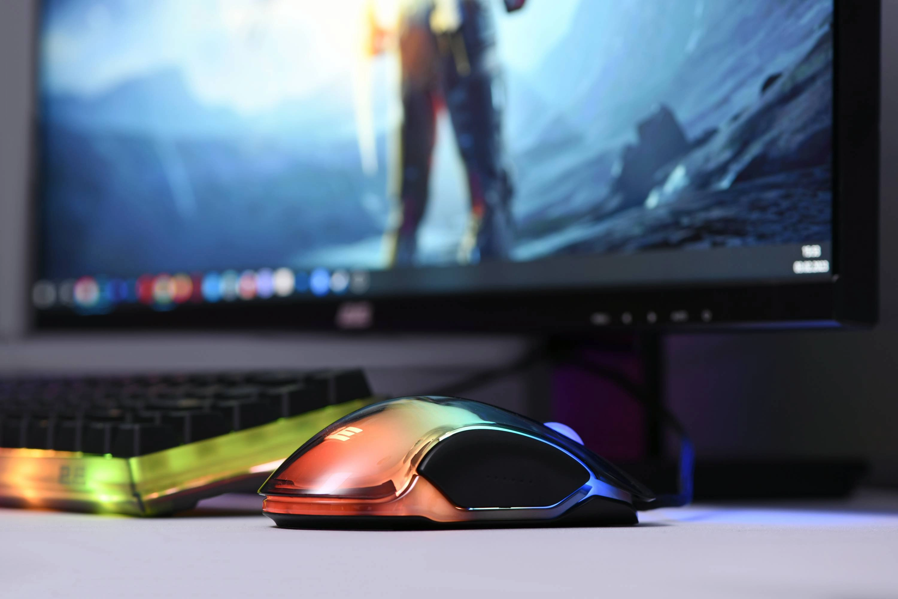 Клавиатура и мышь 2E GAMING KG345 RGB 68key USB Transparent + MG345 RGB USB Transparent доставка