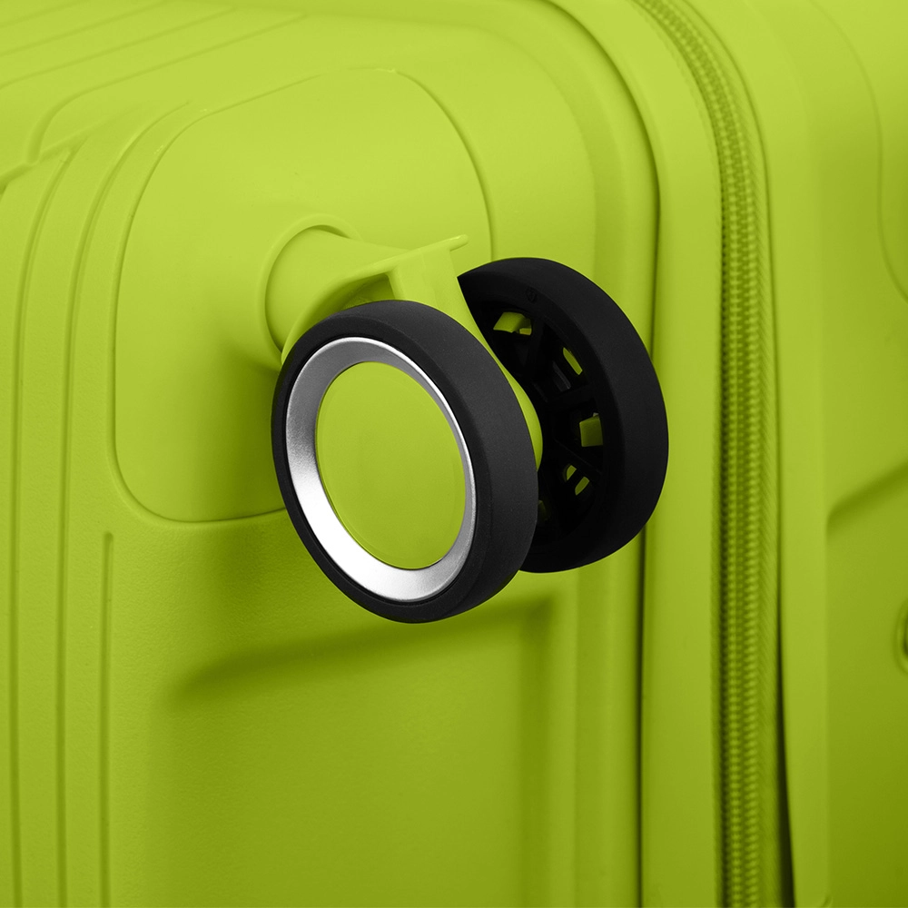 Чемодан пластиковый 2E Sigma (Средний) Green apple доставка