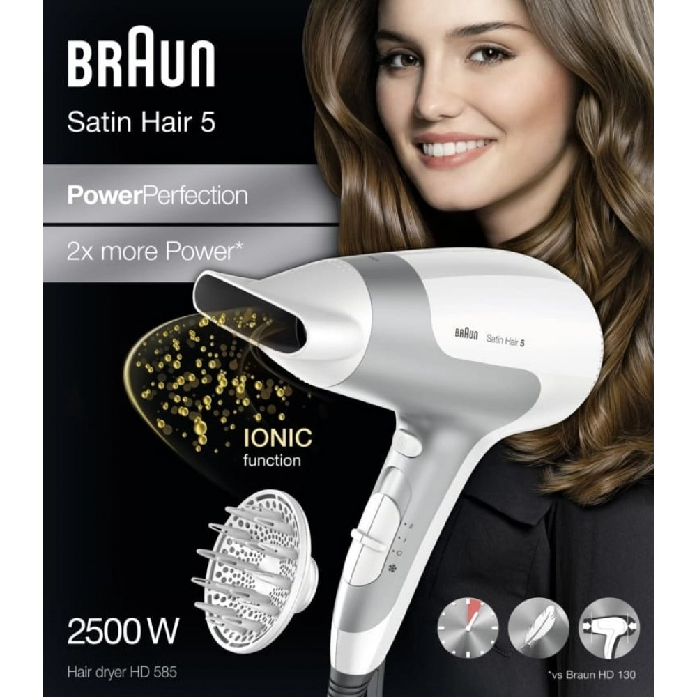 Фен Braun Satin Hair 5 PowerPerfection HD585 доставка