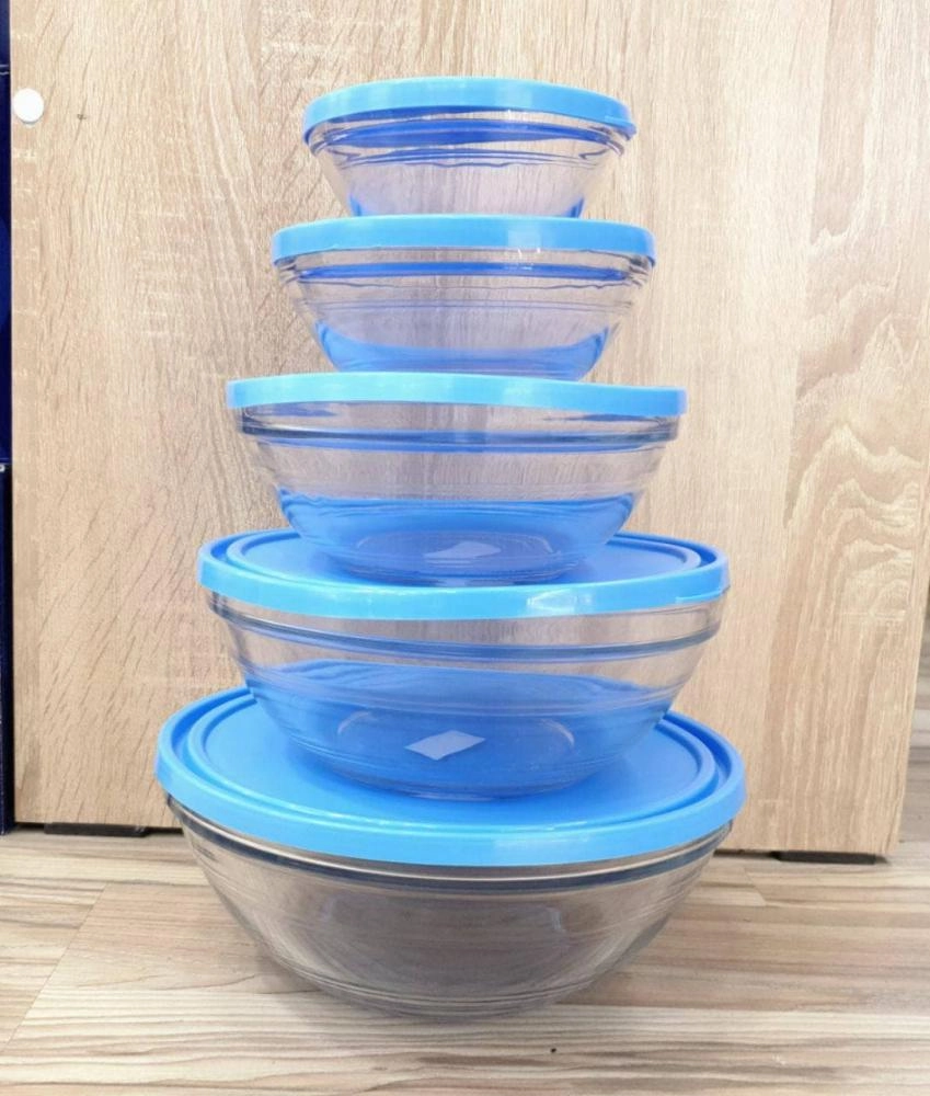 Набор стеклянных контейнеров Duralex (круглый), 5 шт недорого