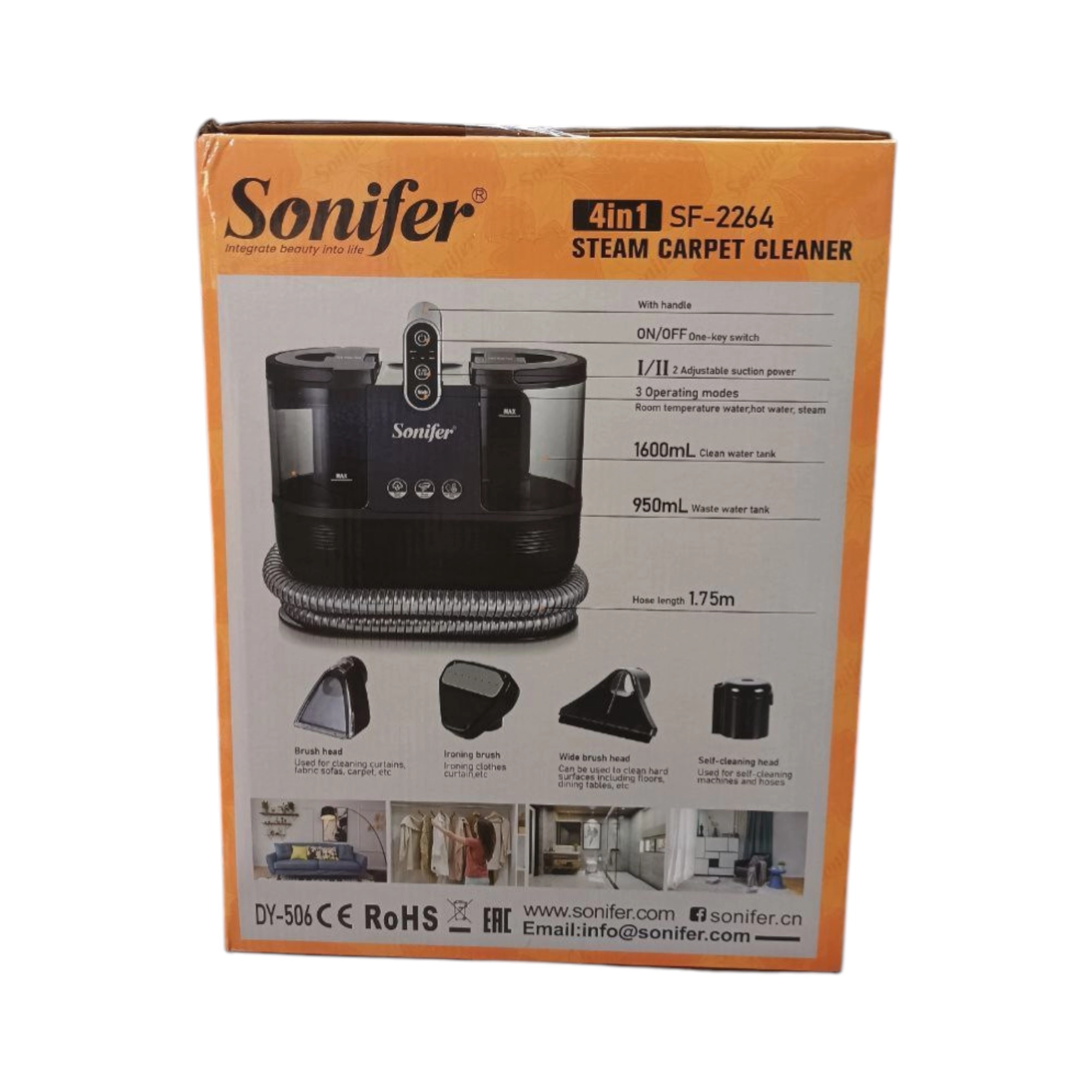 Sonifer SF-2264 Gilam changyutgichi O'zbekistonda