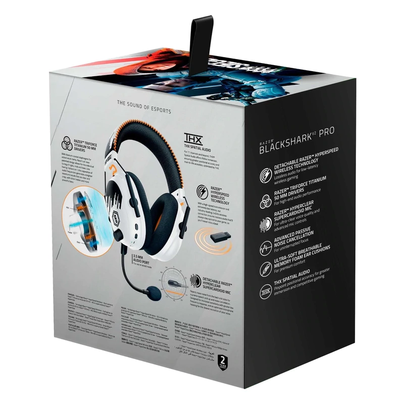 Беспроводные наушники Razer Blackshark V2 Pro Six Siege Special Edition онлайн