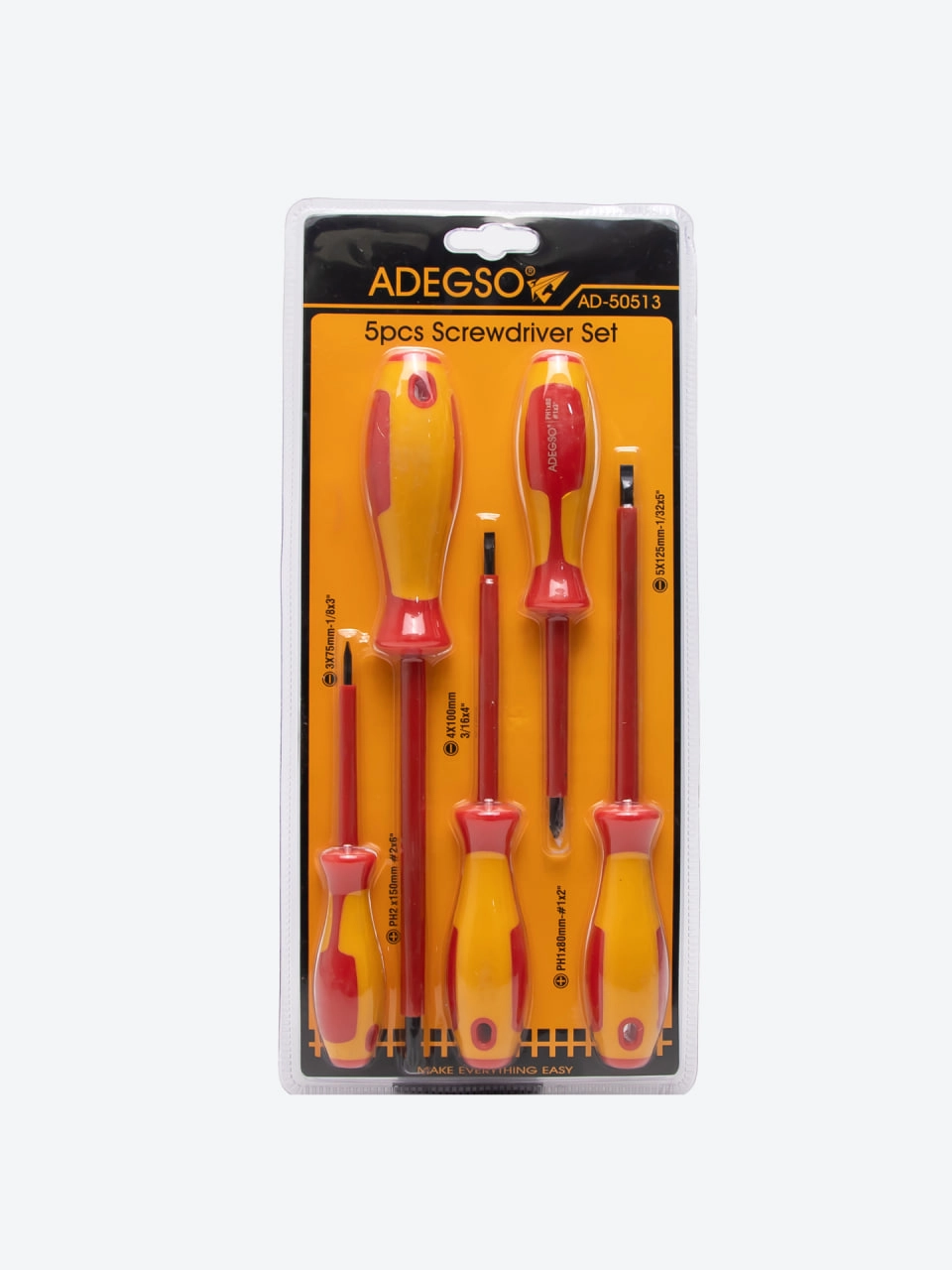ADEGSO AD-50513 5 ta otvёrtka iborat to‘plam sotib olish