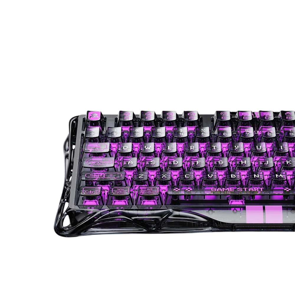 GravaStar Mercury V75 Lite o‘yin klaviaturasi (GS V75 LITE_XTAL_BLK) , Transparent Black arzon