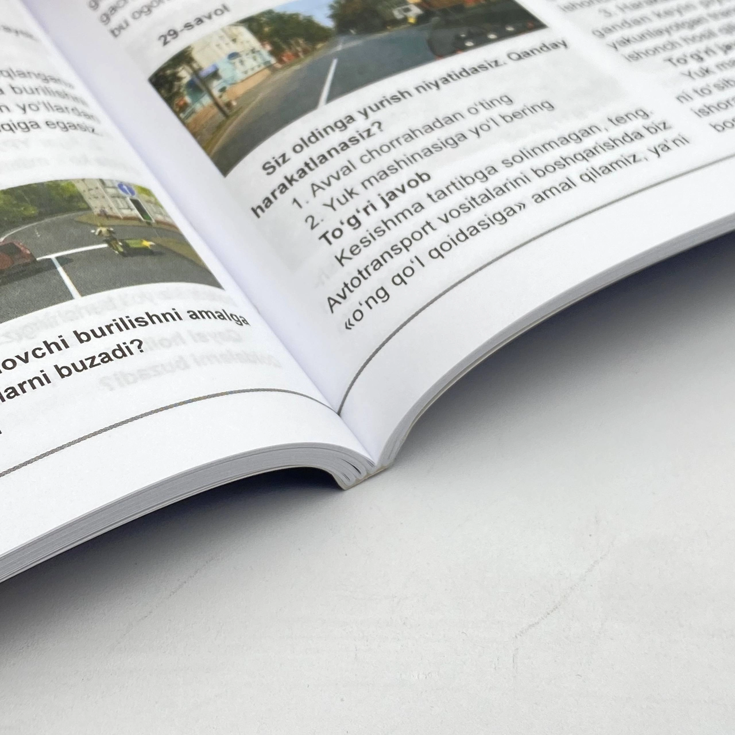 “A” toifadagi haydovchilar uchun yo’l harakati qoidalari va test savollari (o’zbek-rus) bo'lib to'lash