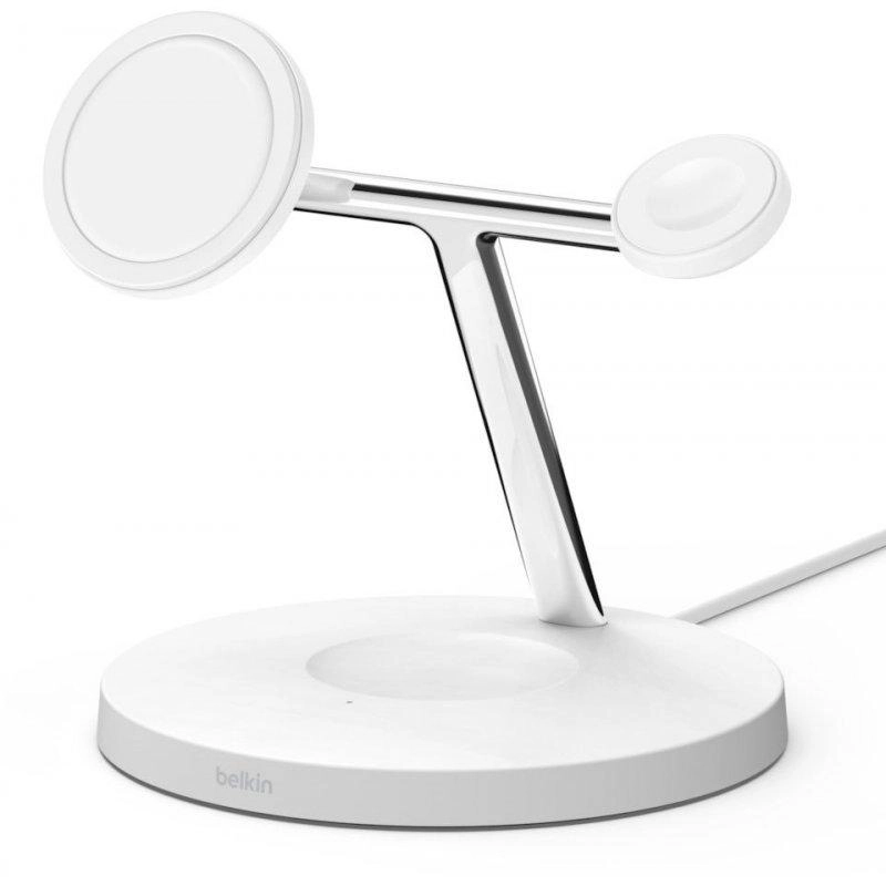 Беспроводное зарядное устройство Belkin MagSafe 3-in-1 Wireless Charger WIZ009vf купить