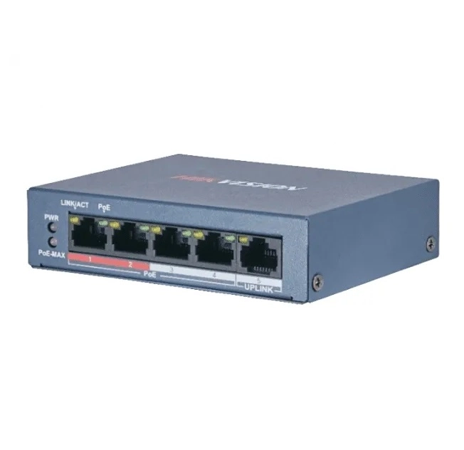 PoE-коммутатор Hikvision DS-3E0105P-E/M купить