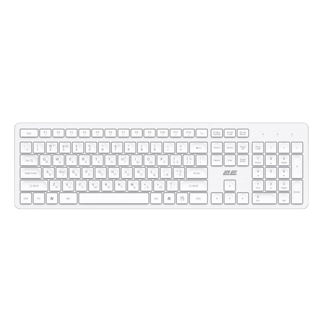 Клавиатура 2E KS260 WL White купить