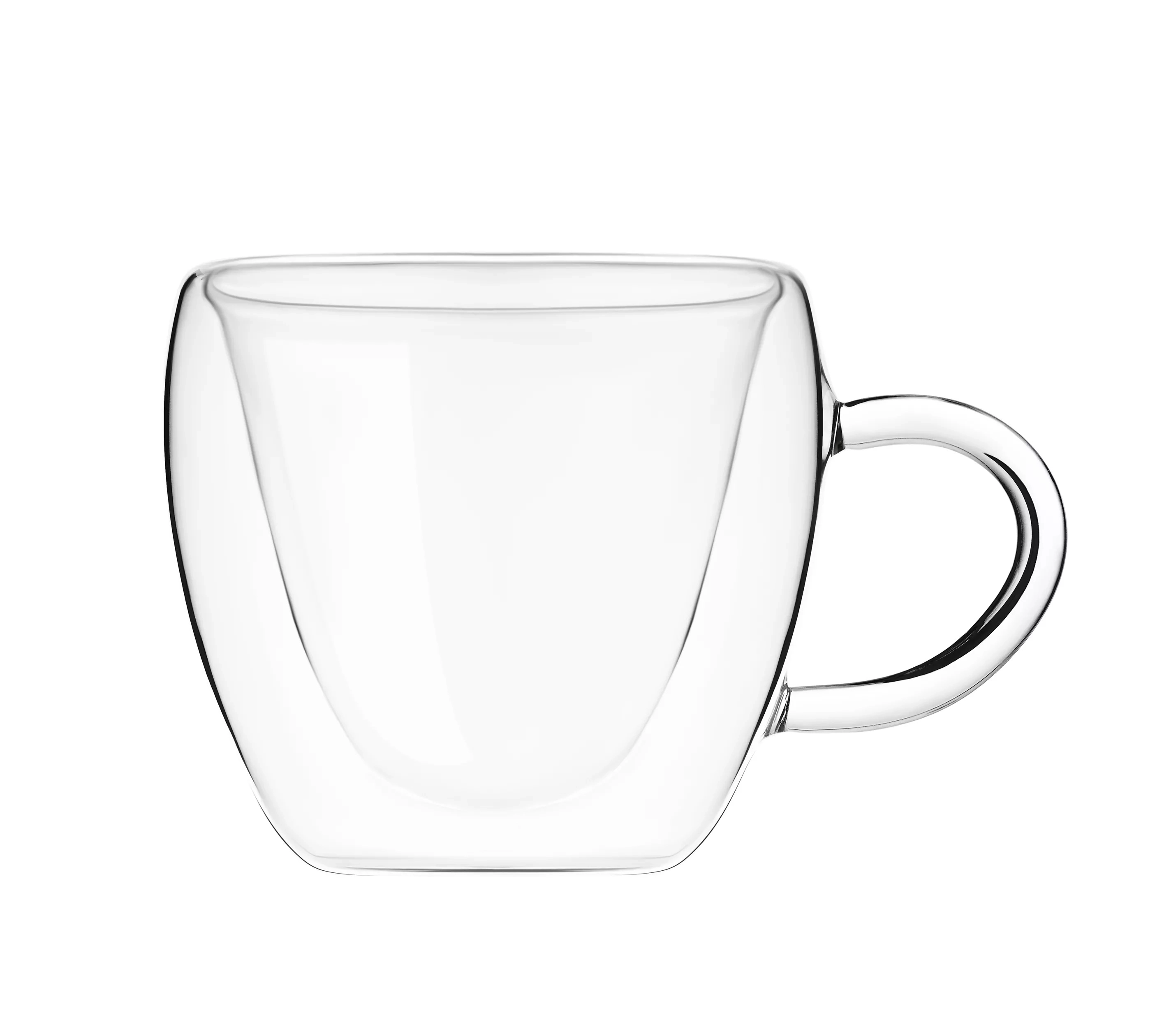 ARDESTO qo‘ltiqli ikki qavatli latte chashkalari to‘plami, 2 dona, 250 ml (AR2625GHL) sotib olish