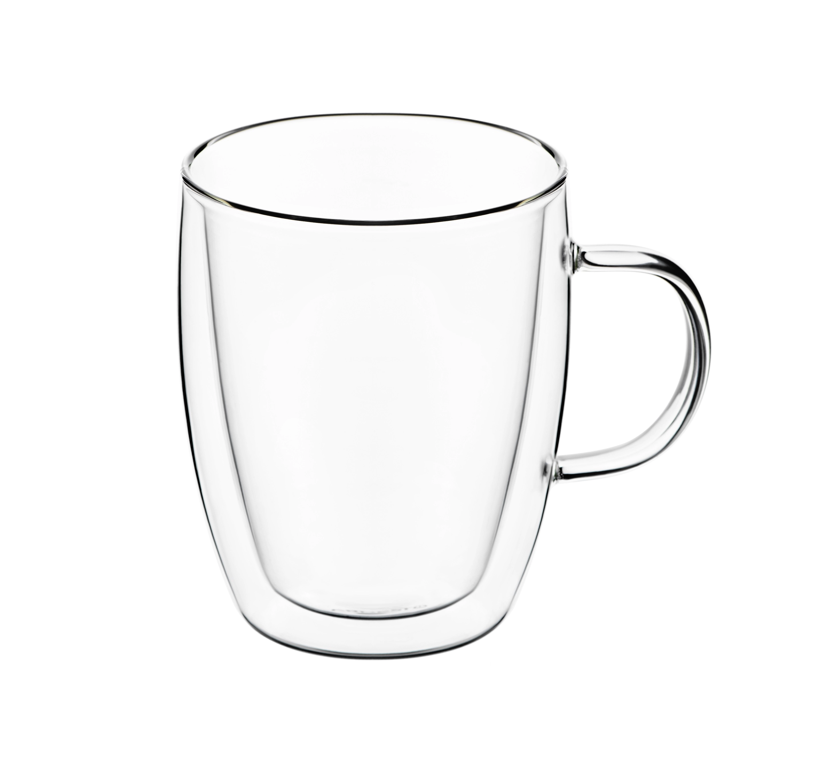 ARDESTO qo‘ltiqli ikki qavatli latte chashkalari to‘plami, 2 dona, 270 ml (AR2627G) sotib olish