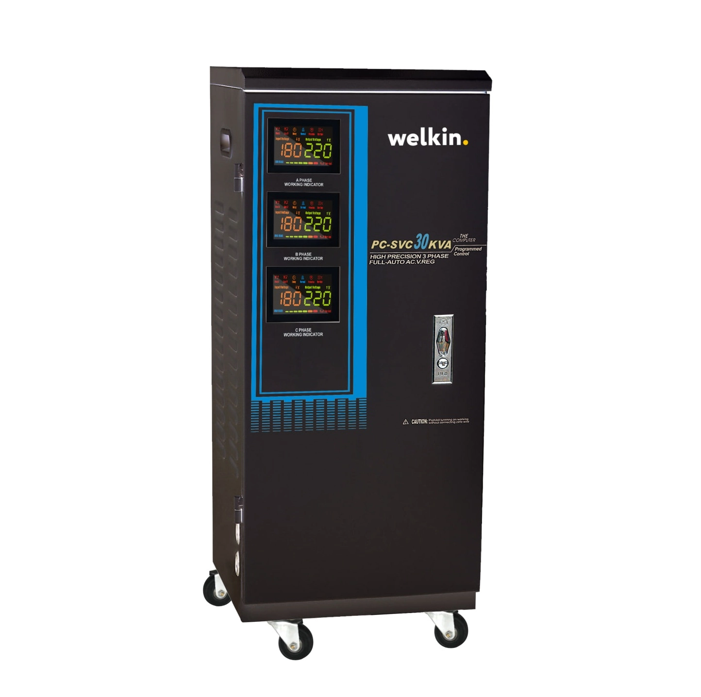 Polga qo‘yiladigan stabillizator Welkin 380V 30.000 VA sotib olish