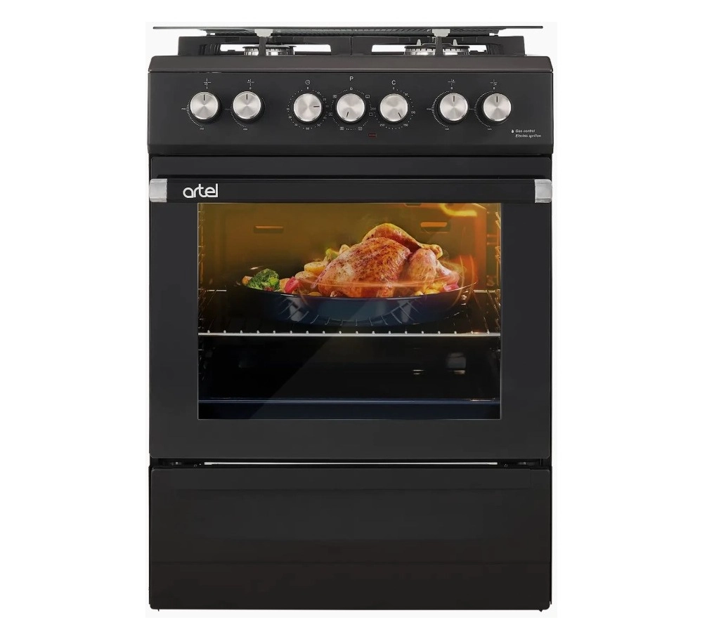 Artel GRAND Apetito 02-G ГК WOK Qora gaz plitasi sotib olish