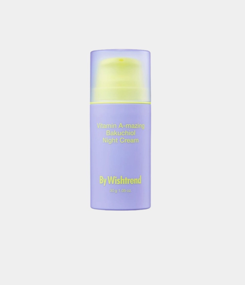 Kecha yuz kremi By Wishtrend Night Cream Vitamin A-mazing Bakuchiol, 30 g sotib olish