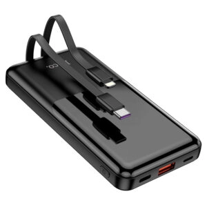 Power bank Hoco Q9 Pro 10000mAh qora tashqi akkumulyatori arzon