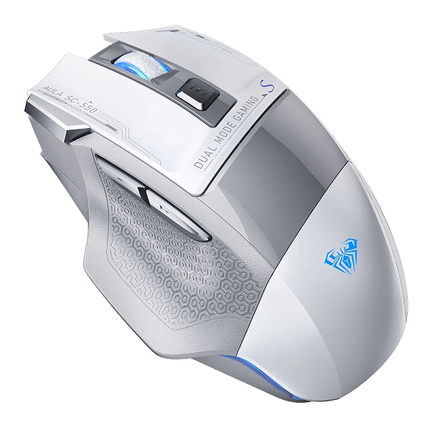 Мышь беспроводная игровая AULA SC550 белый купить