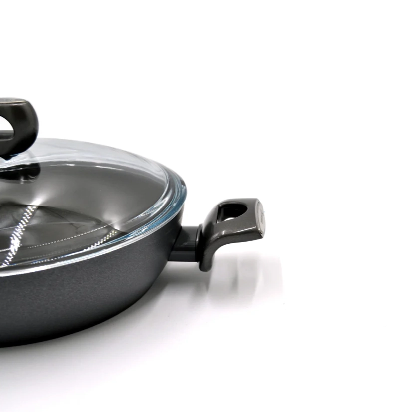 Korkmaz Nora 28 sm 3.6 l (A3935) alyuminiy, yopishmaydigan kastryulkasi, Black arzon