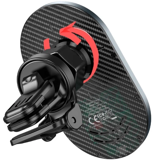 Автомобильный держатель с беспроводной зарядкой Hoco CA91 Magic цена