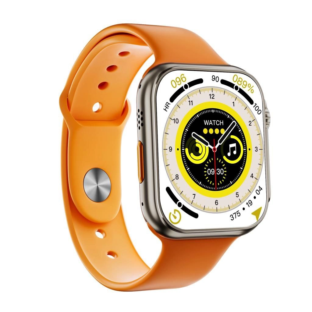 Smart Watch XO M8 Mini Ultra apelsinrang smart-soati O'zbekistonda