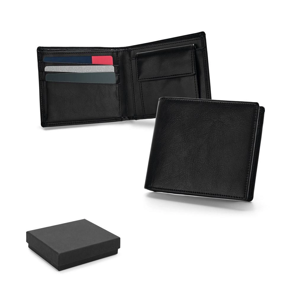 Бумажник из кожи Affleck 93317 (Black) в Узбекистане