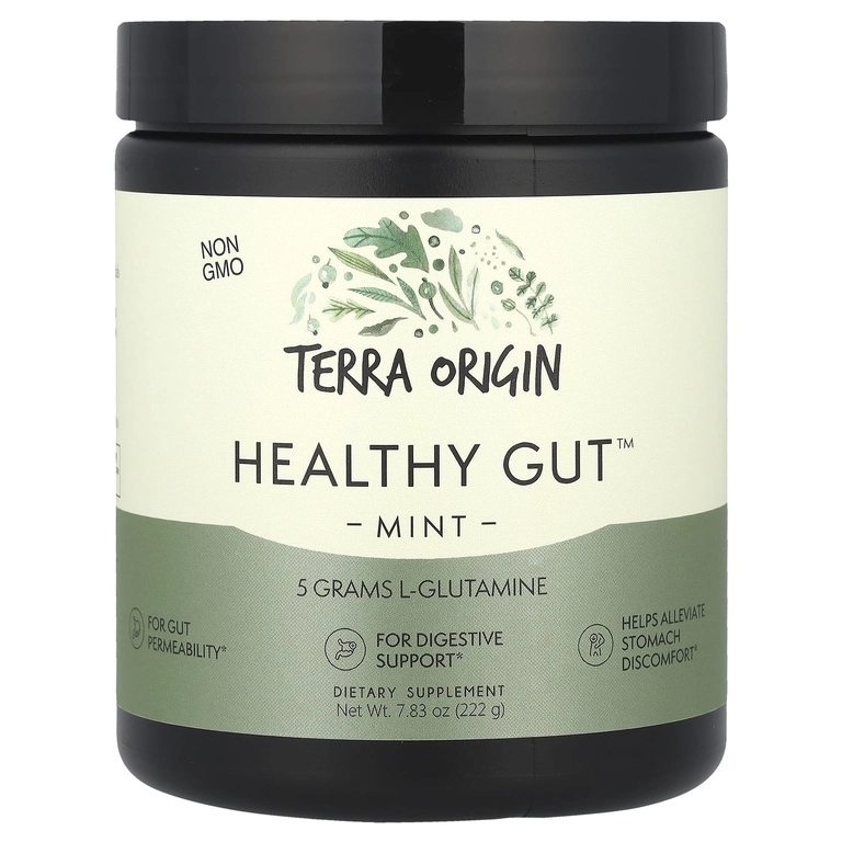 Terra Origin Healthy Gut™ Mint, 222 g (oshqozon-ichak tizimini qo‘llab-quvvatlash uchun kukun) (00757) sotib olish