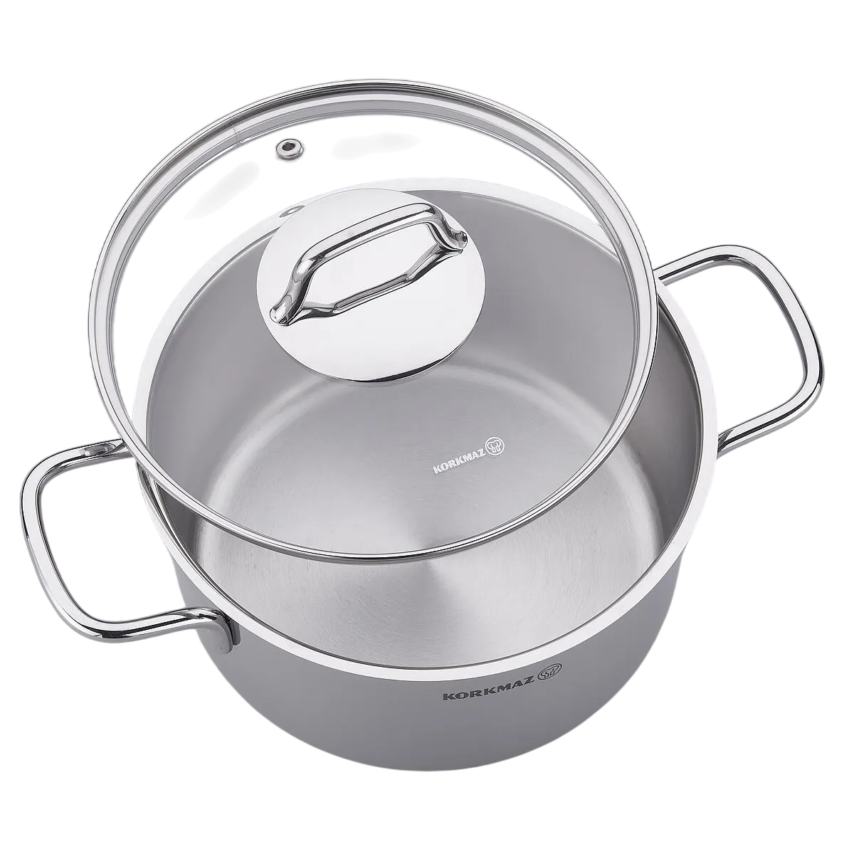 Korkmaz Perla oshxona idish-tovoqlari to‘plami 8 dona (A1606) , Silver arzon