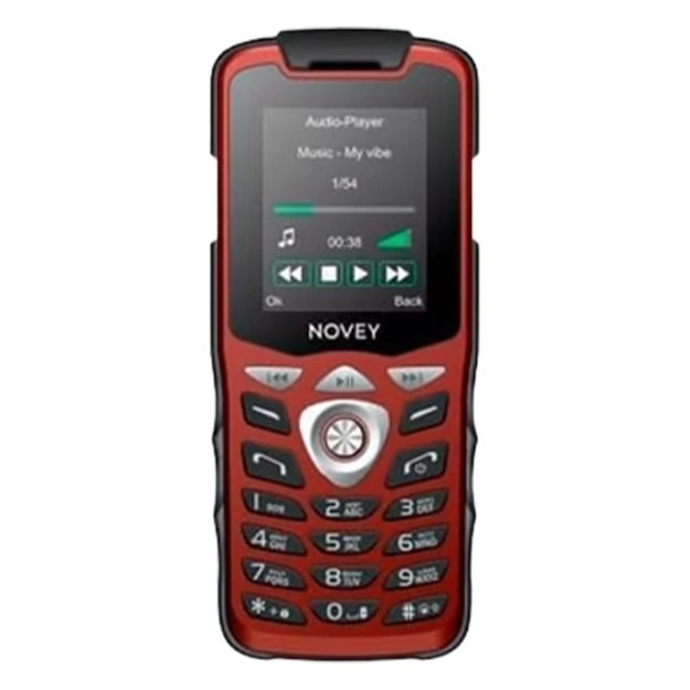 Novey M113 qizil rangli telefoni arzon