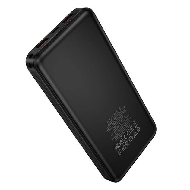 Power Bank Hoco J154 10000mAh qora tashqi akkumulyatori arzon