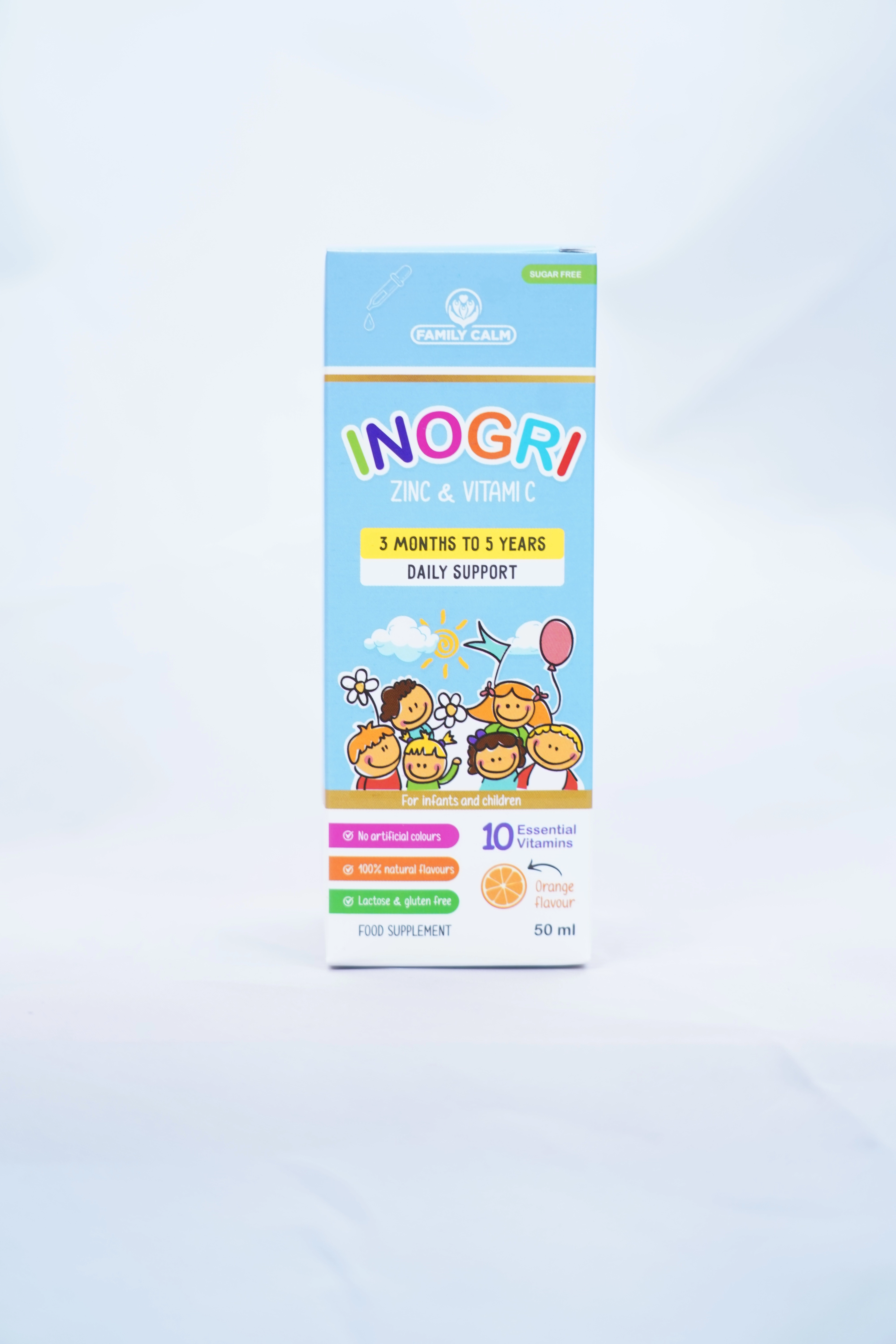 Мультивитаминные капли INOGRI Family Calm, 50 мл купить