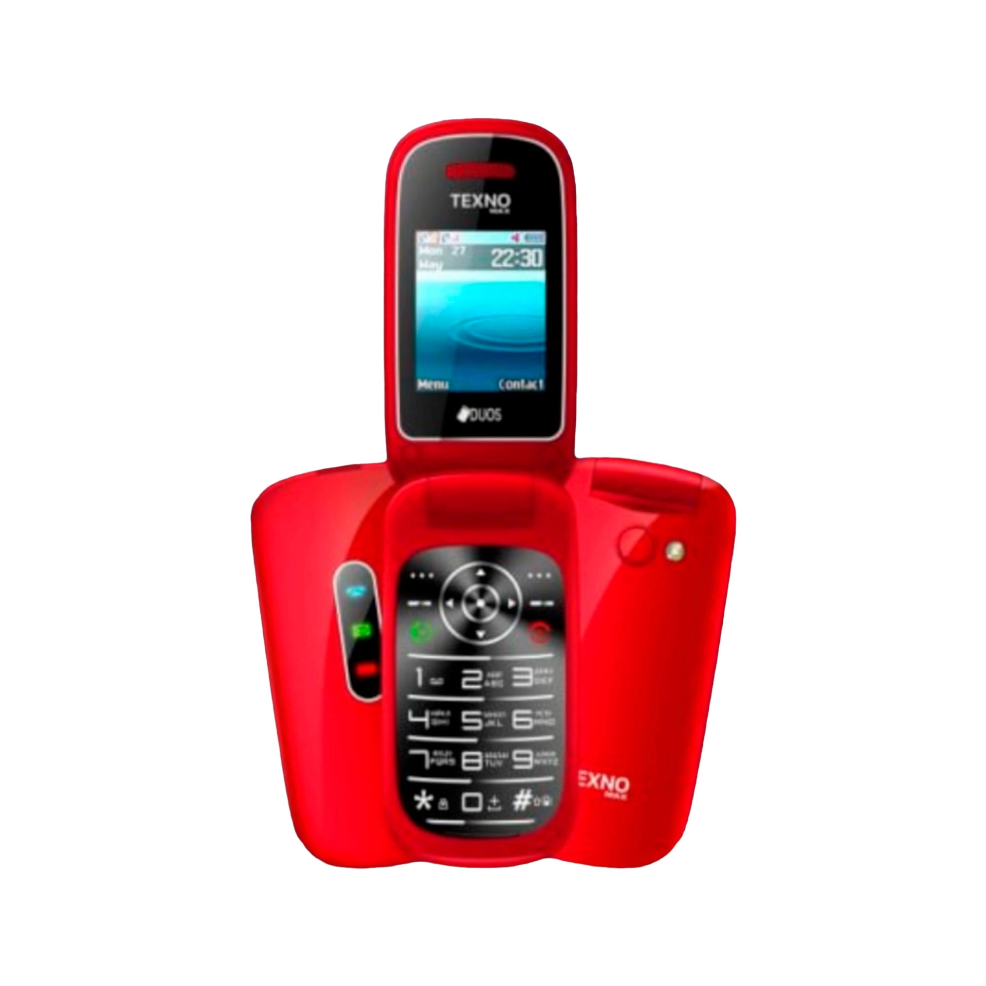 Texno Max 12 qizil telefoni arzon