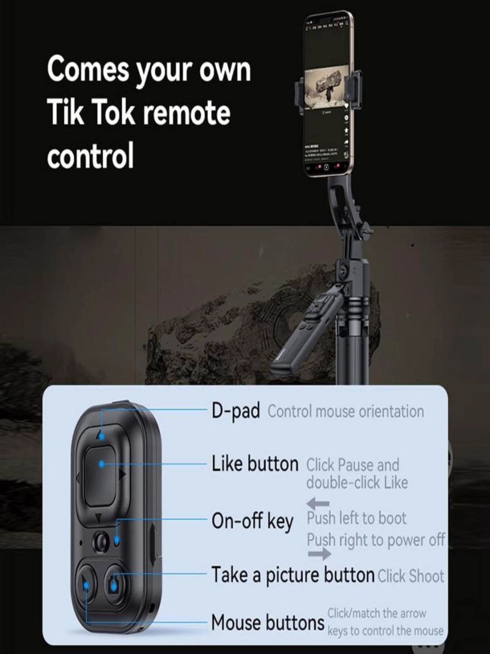 Yesido SF23 smartfon uchun stabilizatori onlayn