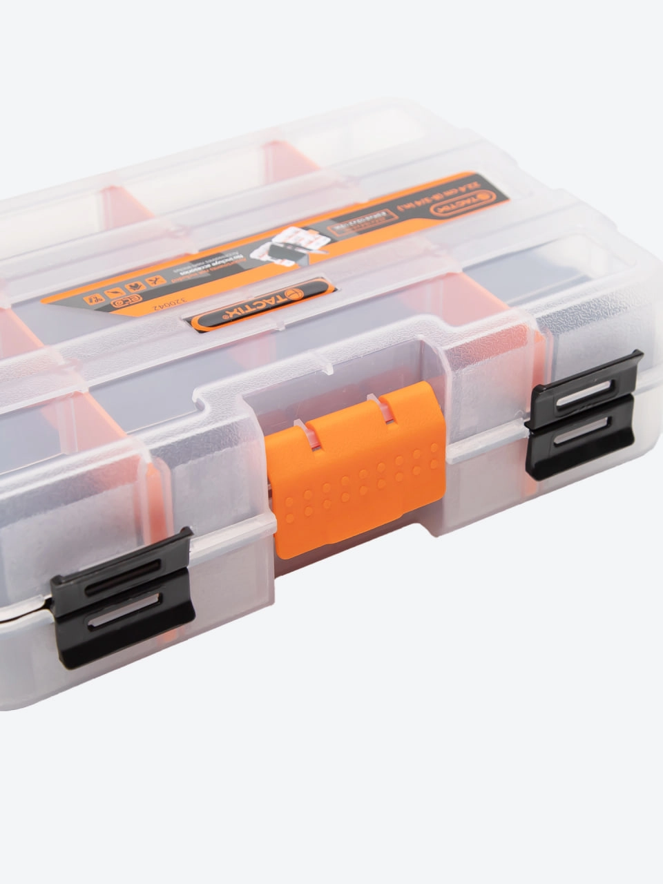 TACTIX 320042 asboblar va mayda detallar uchun organayzer, dastali qulay quti O'zbekistonda