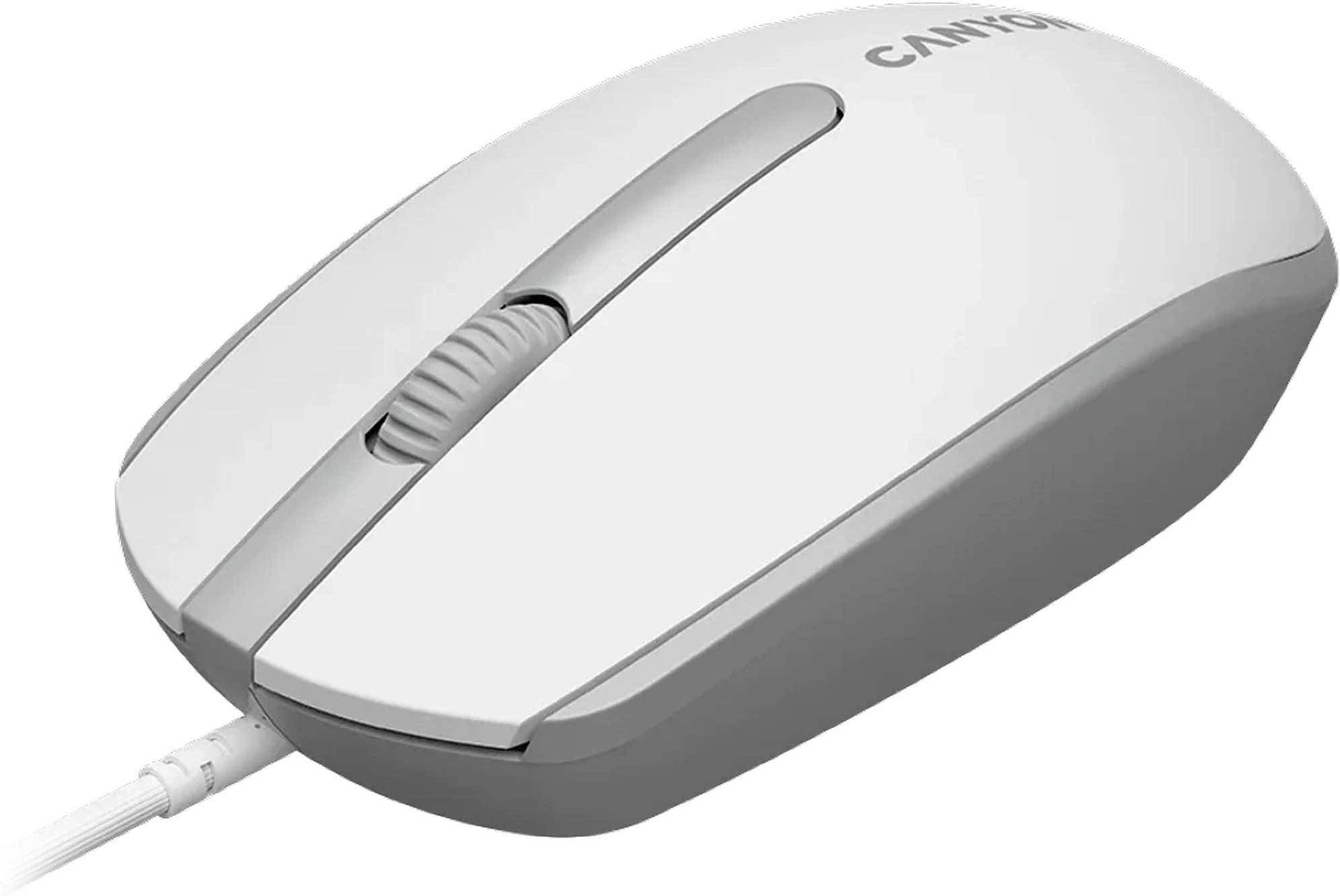 Мышь Canyon M-10 USB White Grey недорого