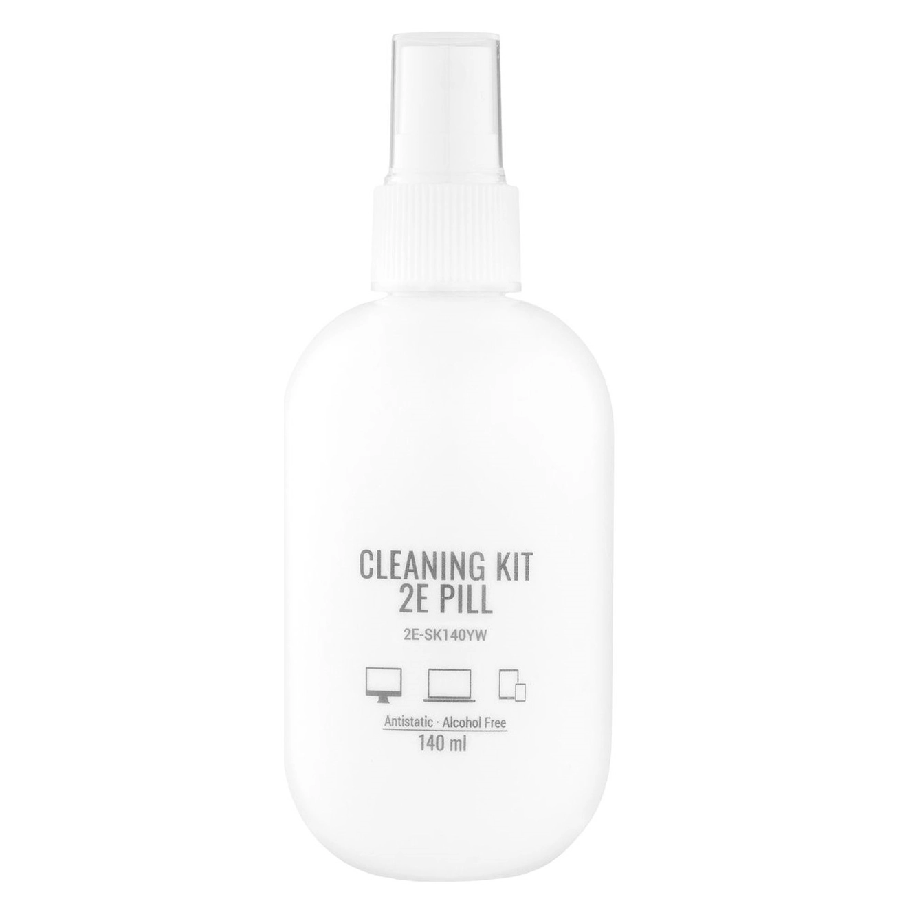 Tozalash to‘plami 2E PILL orgtexnika uchun (Liquid 140ml + salfetka 20sm), White-yellow arzon