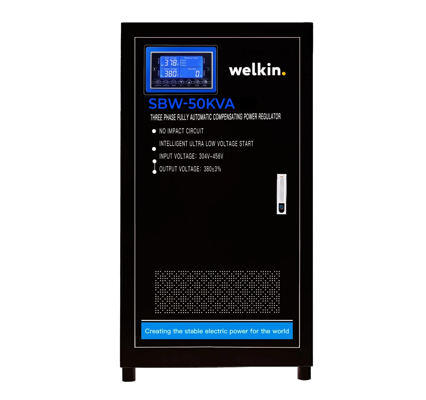 Polga qo‘yiladigan stabillizator Welkin 380V 50.000 VA sotib olish