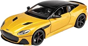 Aston Martin sariq o'yinchoq mashina modeli arzon